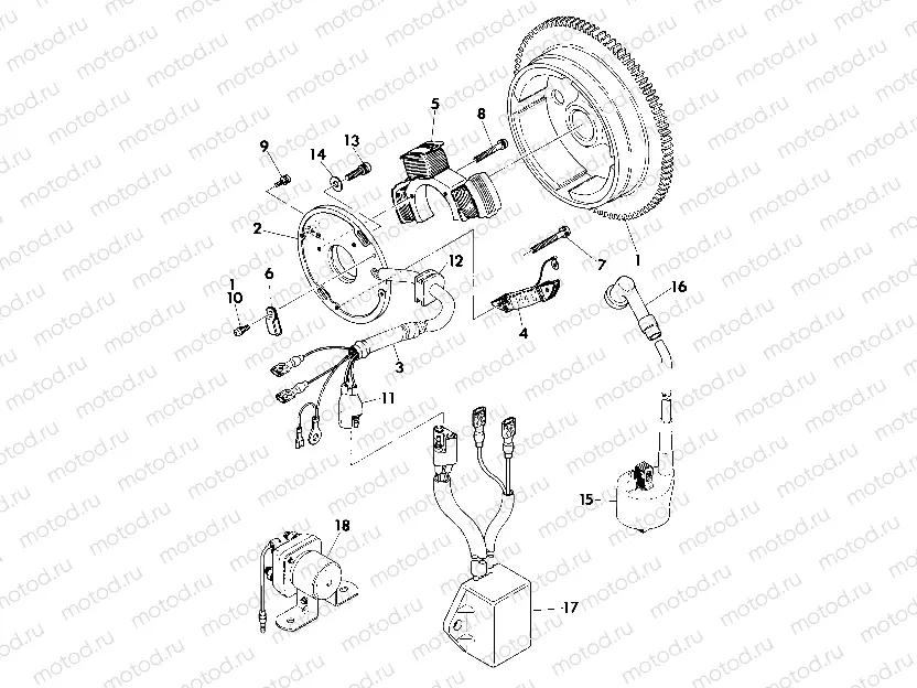 Magneto Assembly (4918541854047A) | Magneto Assembly (4918541854047A)