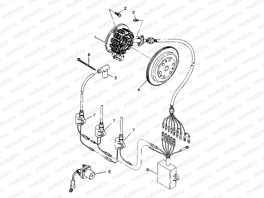 MAGNETO ASSEMBLY SL 650 B944058 (4926992699027A) | MAGNETO ASSEMBLY SL 650 B944058 (4926992699027A)