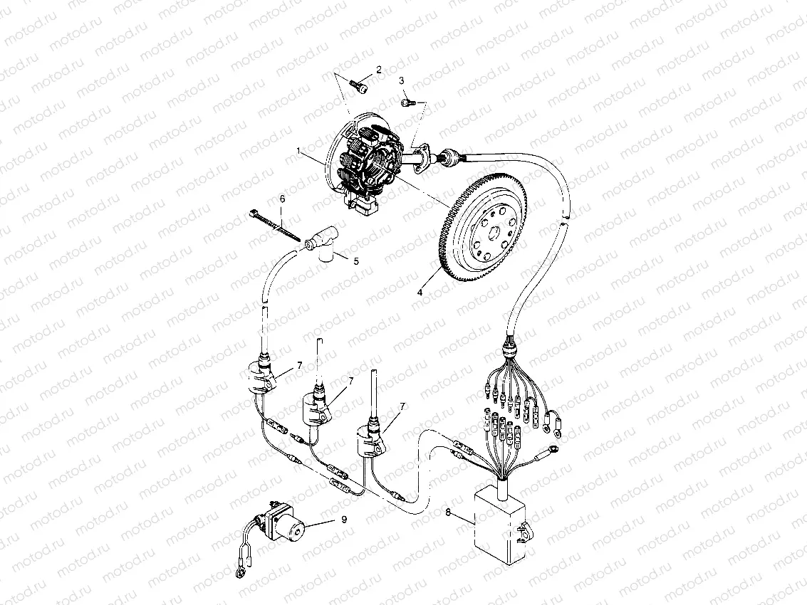MAGNETO ASSEMBLY  SL 750 B954070 (4930523052C005) | MAGNETO ASSEMBLY  SL 750 B954070 (4930523052C005)