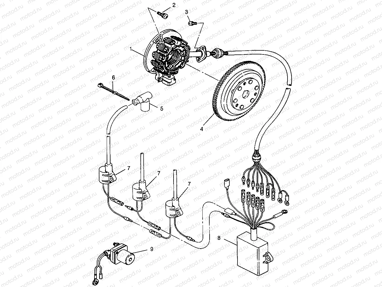 MAGNETO ASSEMBLY SL 780 B964087 and  Intl. SL 780 I964087 (4935523552C006) | MAGNETO ASSEMBLY SL 780 B964087 and  Intl. SL 780 I964087 (4935523552C006)