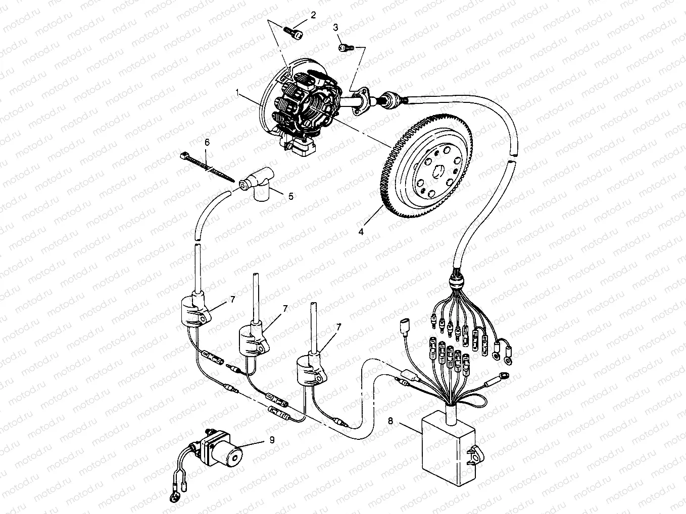 MAGNETO ASSEMBLY  SLX 780 B954287 (4933953395C005) | MAGNETO ASSEMBLY  SLX 780 B954287 (4933953395C005)