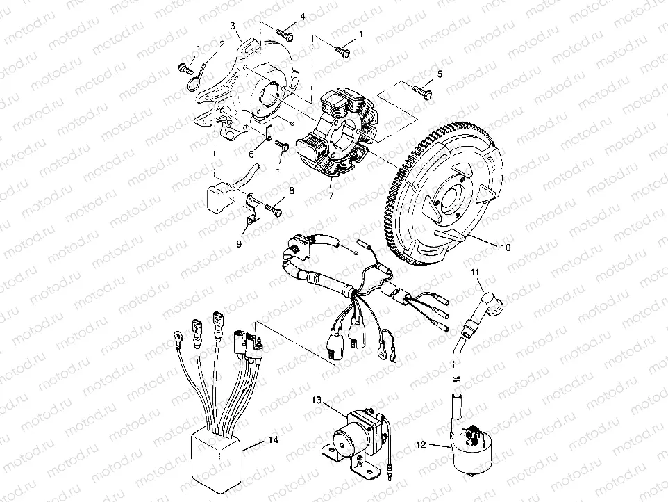 MAGNETO ASSEMBLY Sportsman 4x4 W948040 (4926842684D005) | MAGNETO ASSEMBLY Sportsman 4x4 W948040 (4926842684D005)