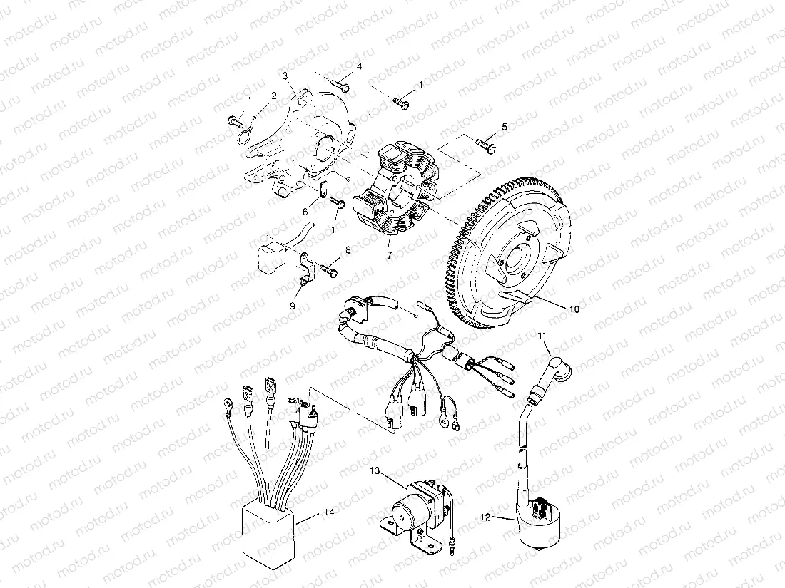 MAGNETO ASSEMBLY Sportsman 4x4 W958040 (4930403040D007) | MAGNETO ASSEMBLY Sportsman 4x4 W958040 (4930403040D007)