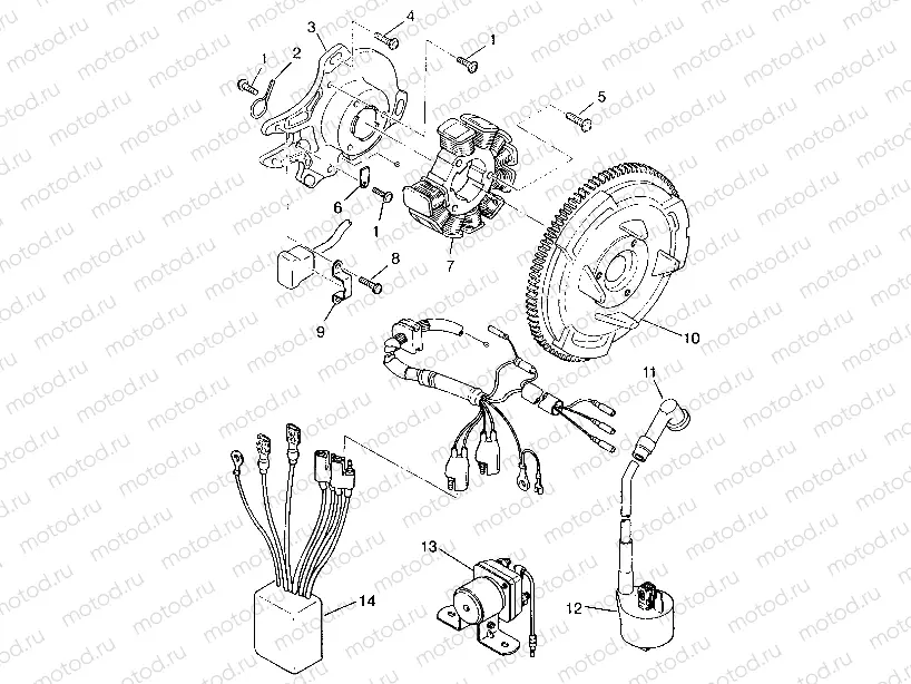MAGNETO ASSEMBLY SWEDISH 4x4 400L S948140 (4926912691D006) | MAGNETO ASSEMBLY SWEDISH 4x4 400L S948140 (4926912691D006)