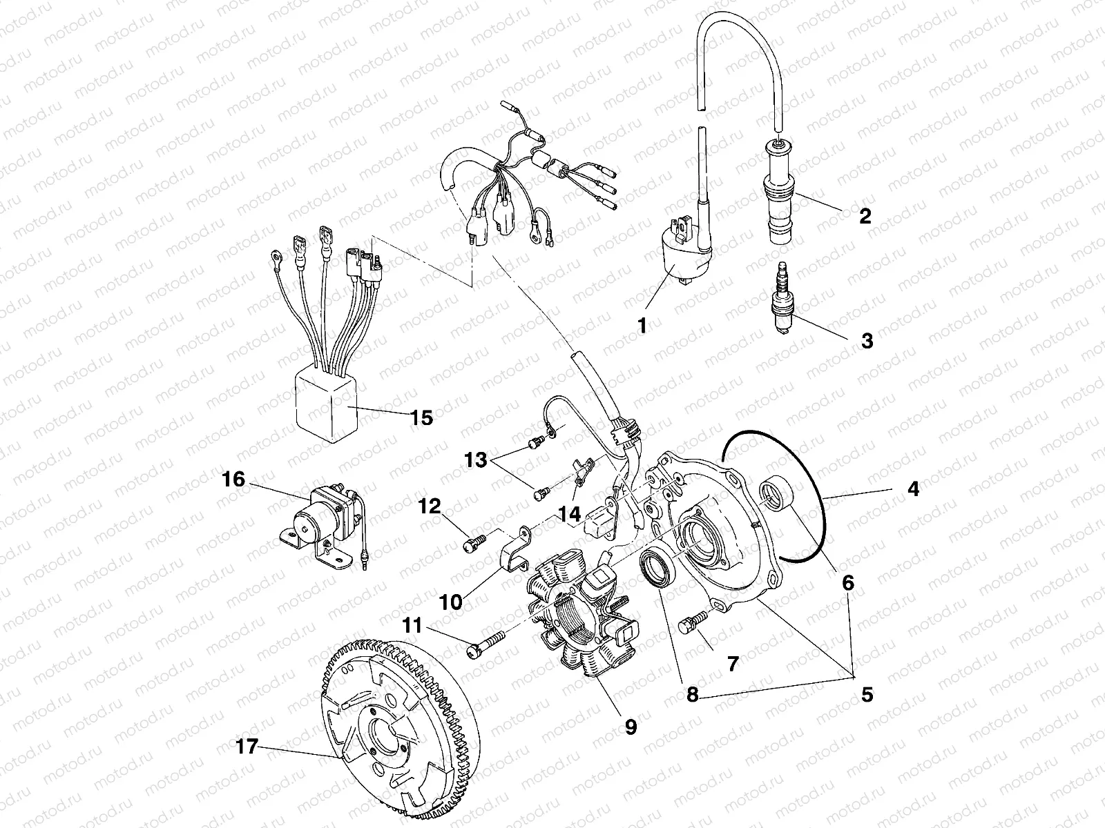 MAGNETO ASSEMBLY - W958144 (4926862686d013) | MAGNETO ASSEMBLY - W958144 (4926862686d013)