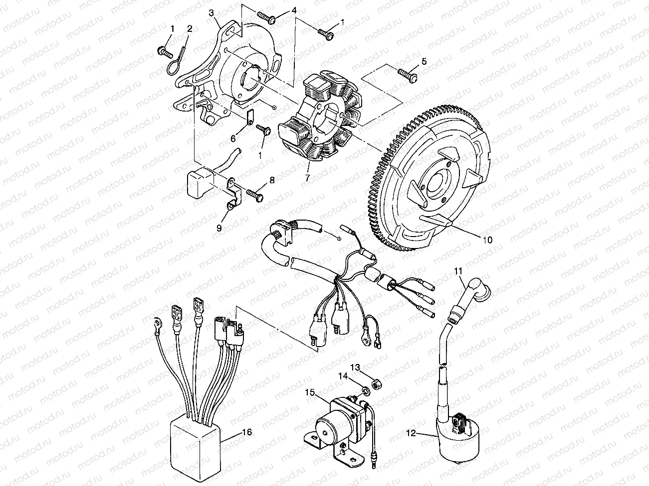 MAGNETO BIG BOSS 6X6 400L W97AE38A (4940814081D014) | MAGNETO BIG BOSS 6X6 400L W97AE38A (4940814081D014)