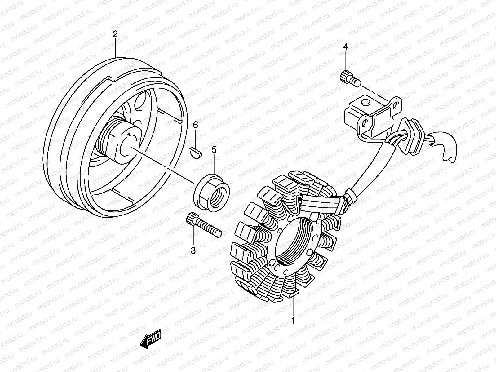 MAGNETO (LT-F250K2/K3/K4/K5/K6 E17,E24)