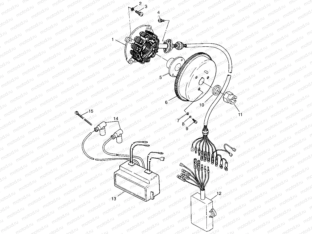 MAGNETO SL 700 B974071 | MAGNETO SL 700 B974071, Intl. SL 700 I974071, SL 700 Deluxe B974072 and Int (4940874087C012)