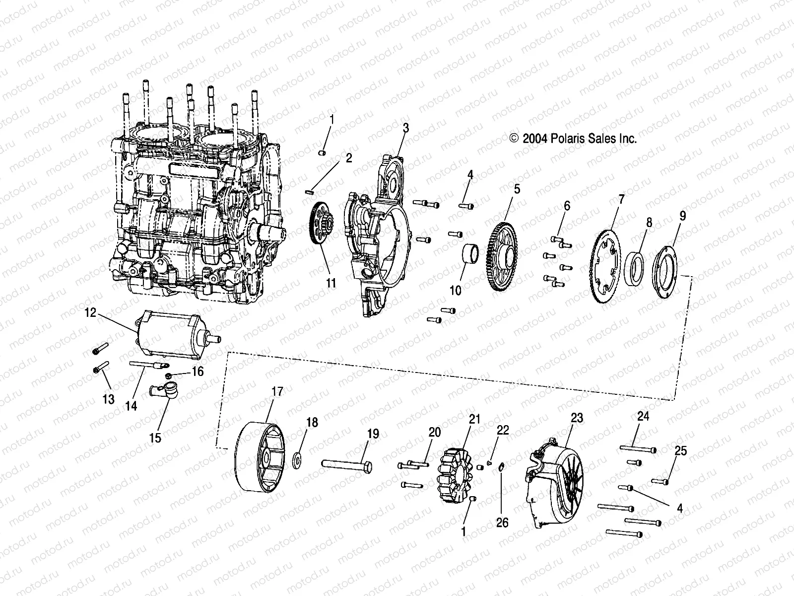 MAGNETO - W045304CA/IA/CB/IB/CC/IC (4990559055C01) | MAGNETO - W045304CA/IA/CB/IB/CC/IC (4990559055C01)