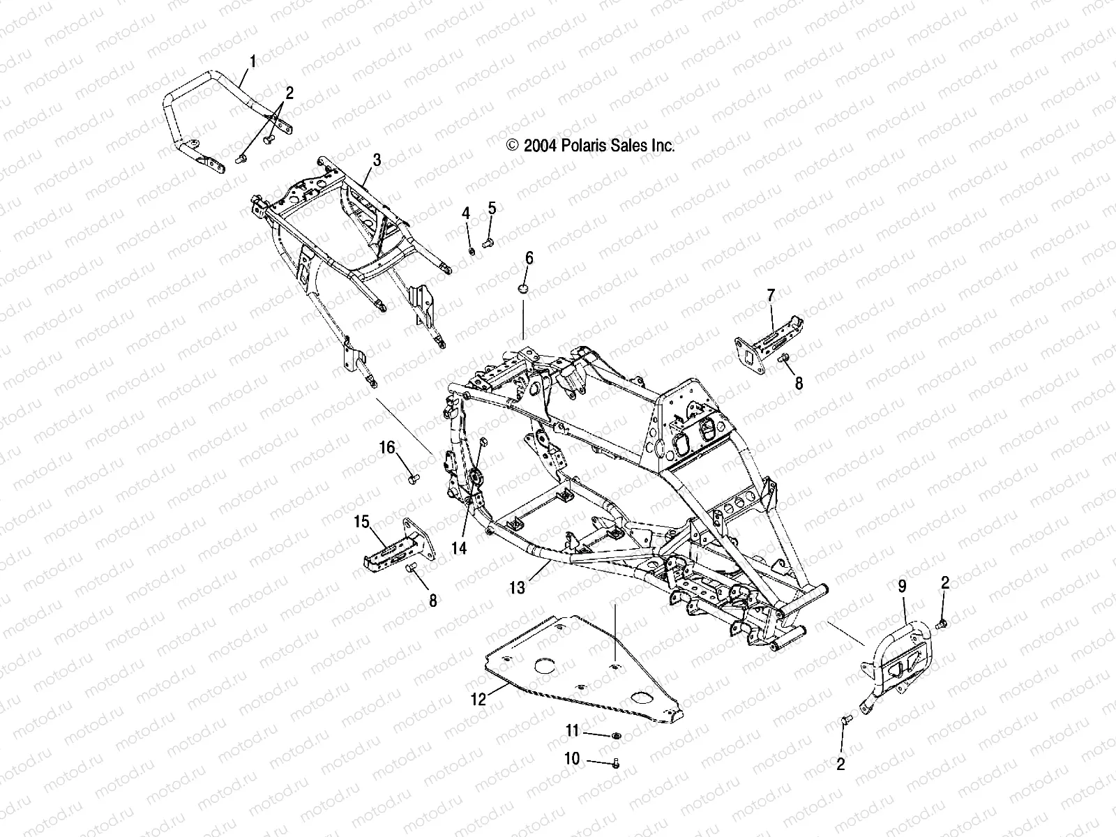 MAIN FRAME - A05GJ50AA/AB/AC (4995119511A03) | MAIN FRAME - A05GJ50AA/AB/AC (4995119511A03)