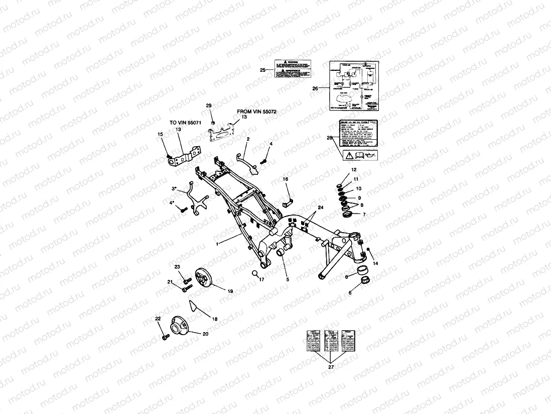 Main Frame & Fittings