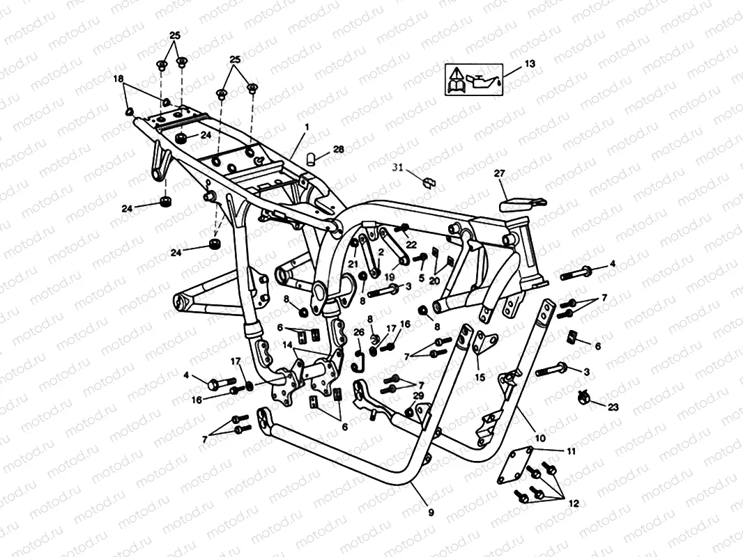 Main Frame & Fittings 606026