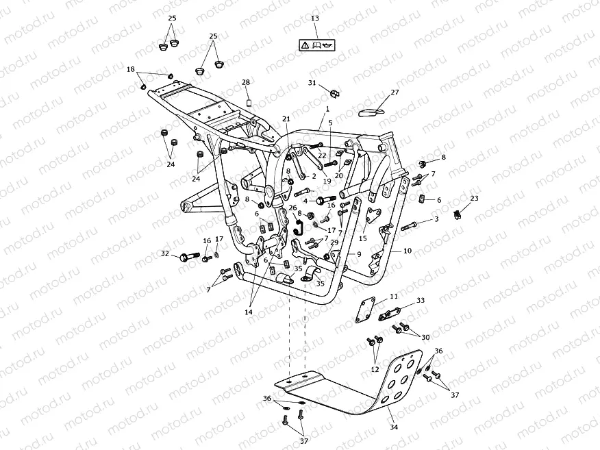 Main Frame & Fittings 606027