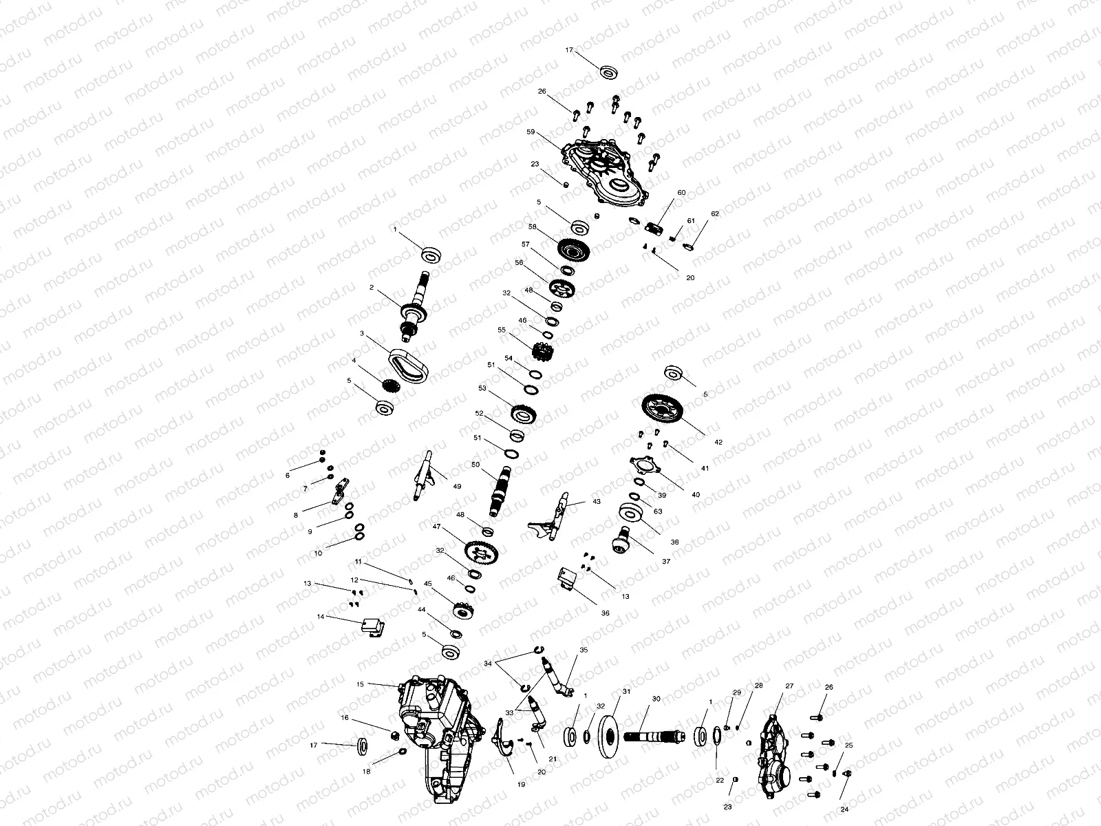 MAIN GEARCASE - A00CB32AA (4949354935C005) | MAIN GEARCASE - A00CB32AA (4949354935C005)