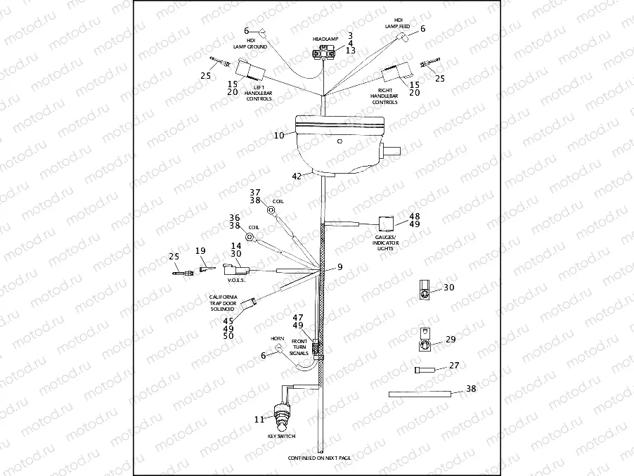 MAIN WIRING HARNESS (1 OF 2)