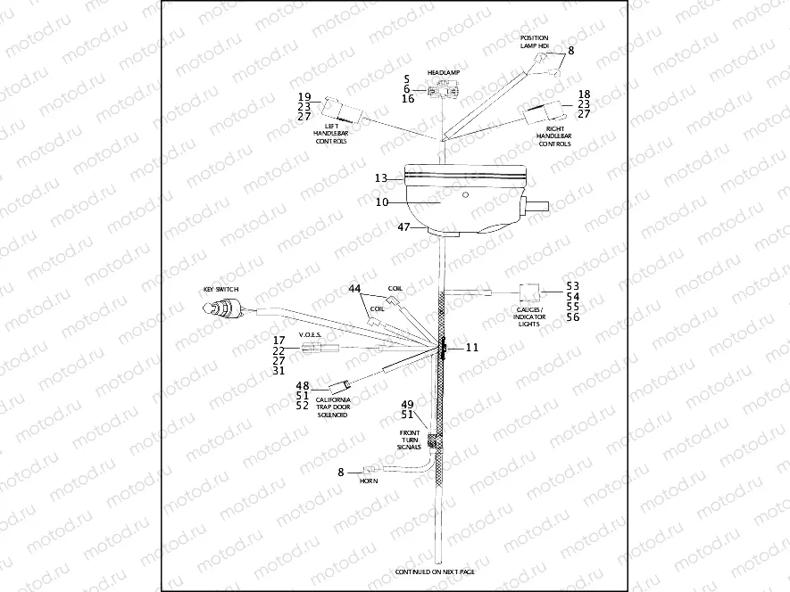 MAIN WIRING HARNESS (1 OF 2)