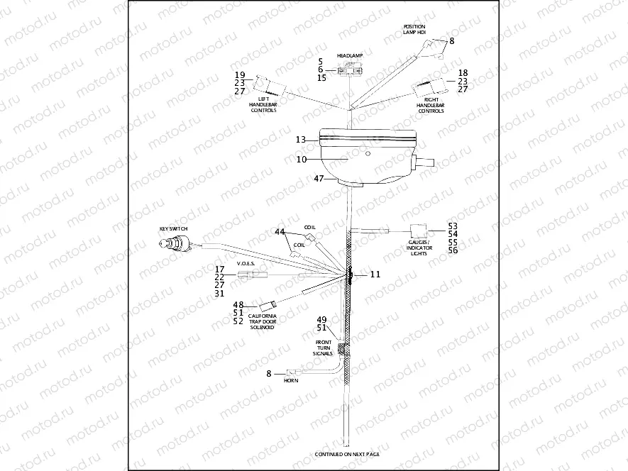 MAIN WIRING HARNESS (1 OF 2)