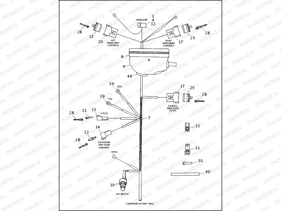 MAIN WIRING HARNESS (1 OF 3)