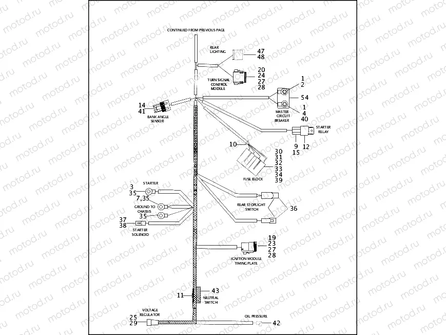 MAIN WIRING HARNESS (2 OF 2)