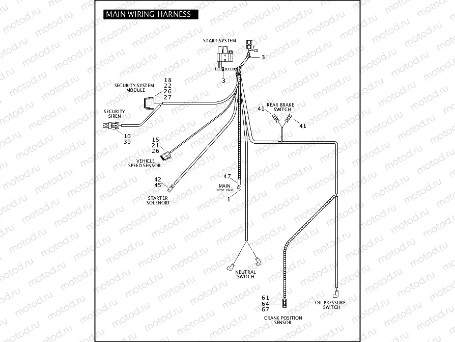 MAIN WIRING HARNESS (2 OF 2)