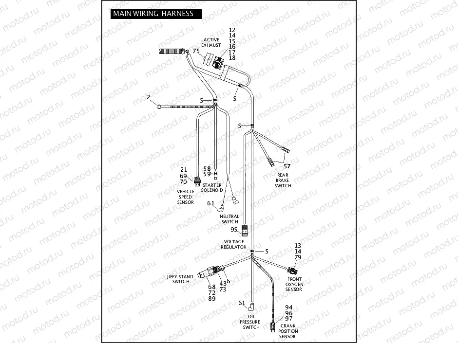 MAIN WIRING HARNESS (2 OF 2)