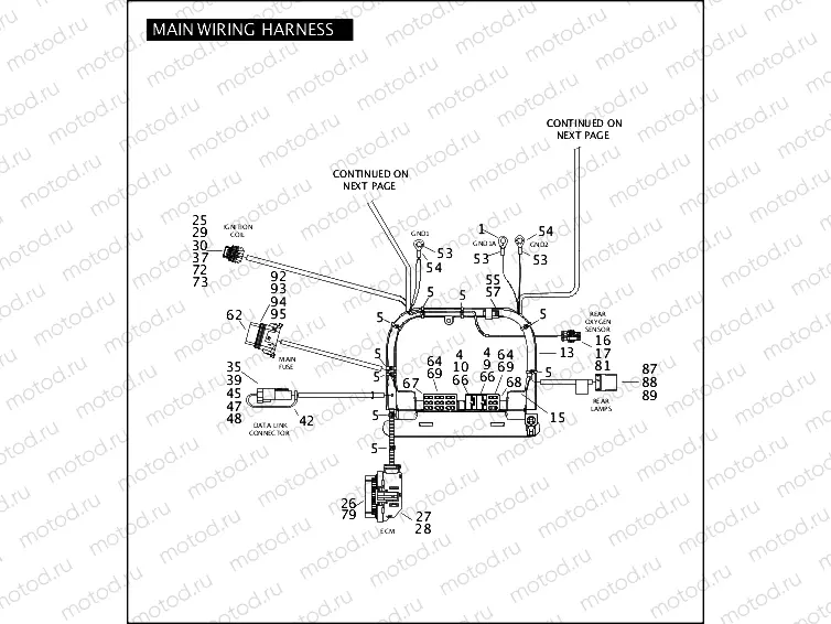 MAIN WIRING HARNESS