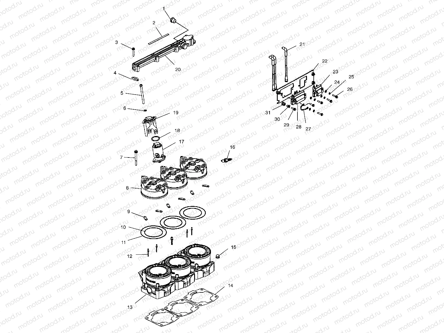 MANIFOLD/IGNITION - W035303CA/CB/IA/IB (4981068106B13) | MANIFOLD/IGNITION - W035303CA/CB/IA/IB (4981068106B13)