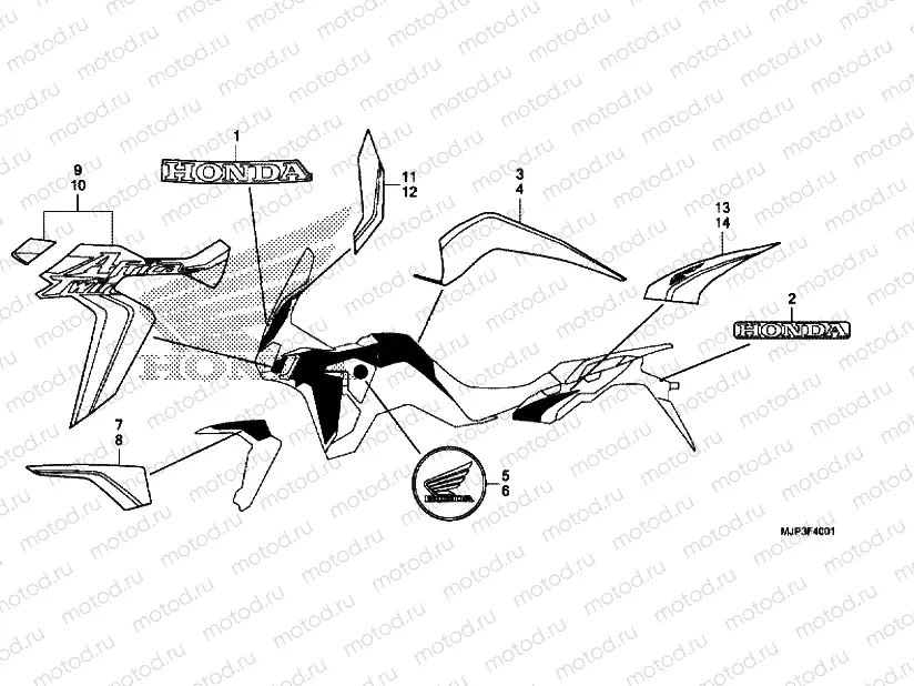 MARK / EMBLEM NHB53H