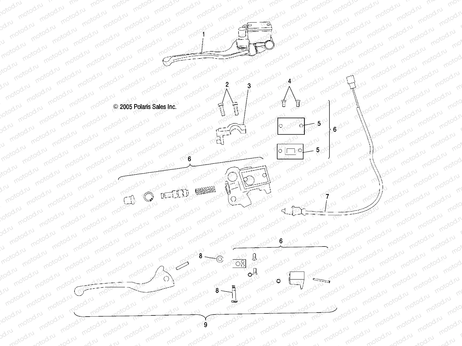 MASTER CYLINDER | MASTER CYLINDER, BRAKE, FRONT - A06GP50AA (4999201899920189C01)