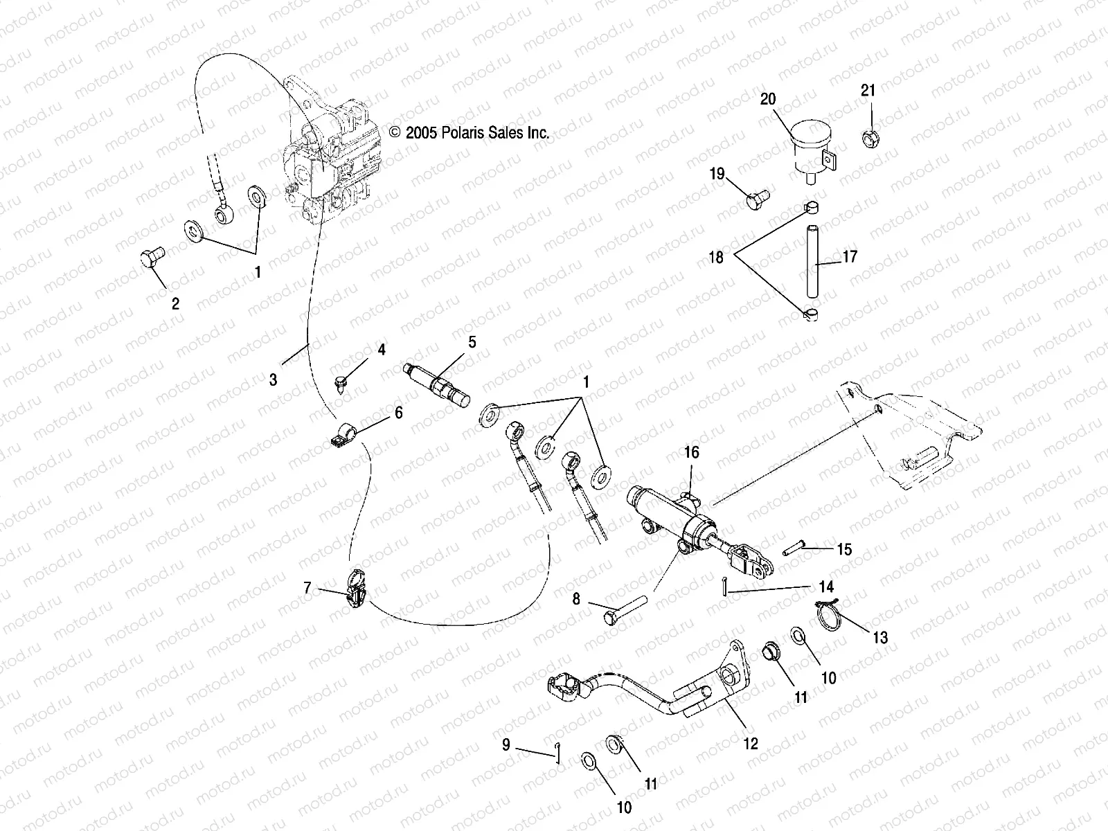 MASTER CYLINDER | MASTER CYLINDER, FOOT - A06LB27FA/LD27FB (4999206689920668B05)