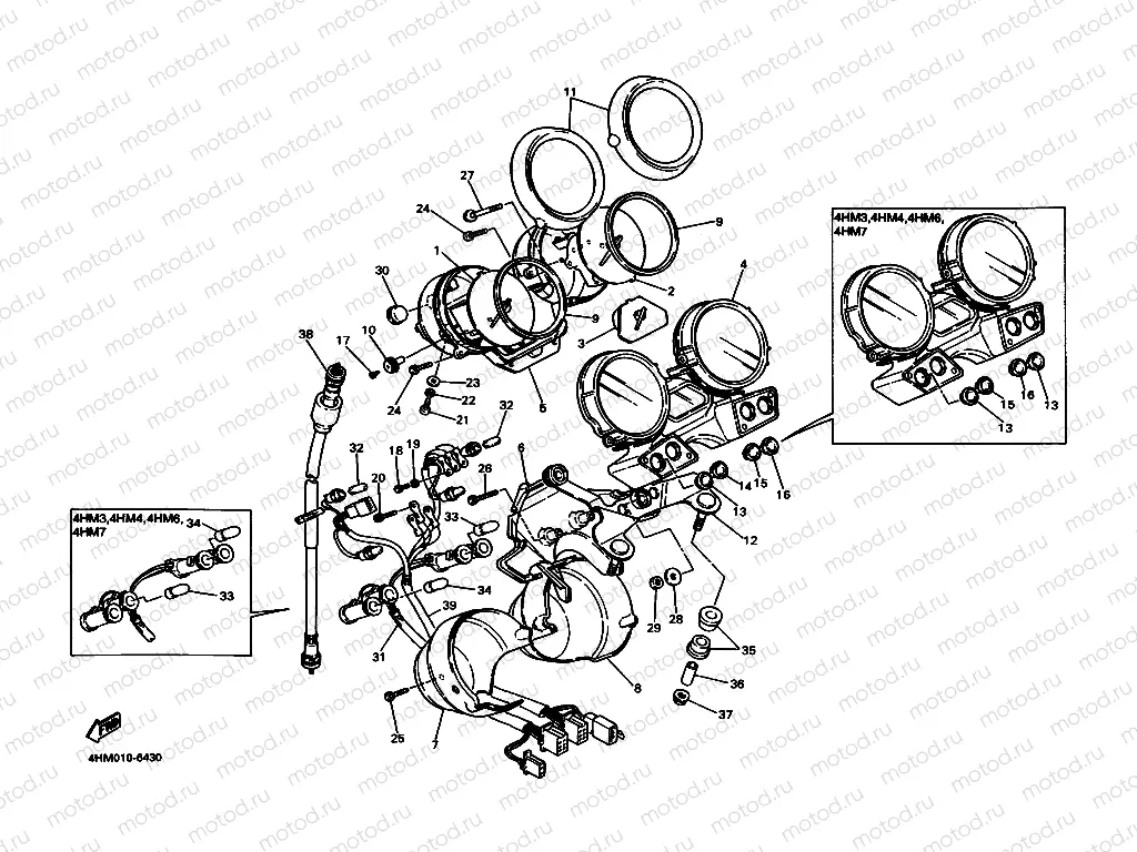 Meter 1 (4HM1, 2, 3, 4, 6, 7, 9, A, B)
