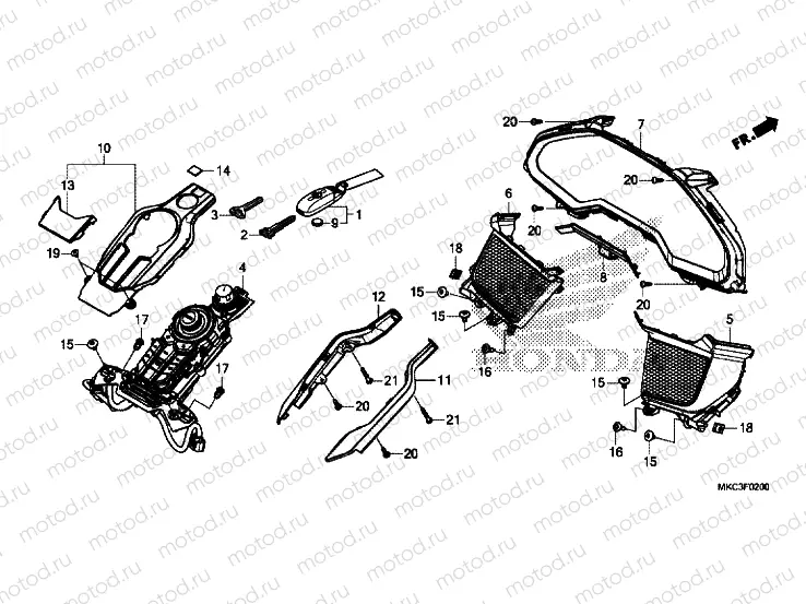 METER PANEL / SWITCH PANEL / FOB KEY