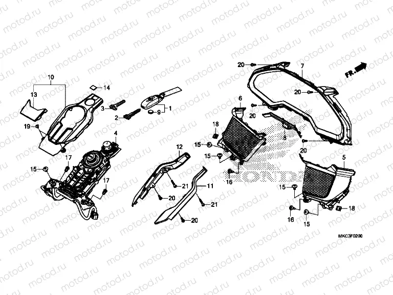 METER PANEL / SWITCH PANEL / FOB KEY