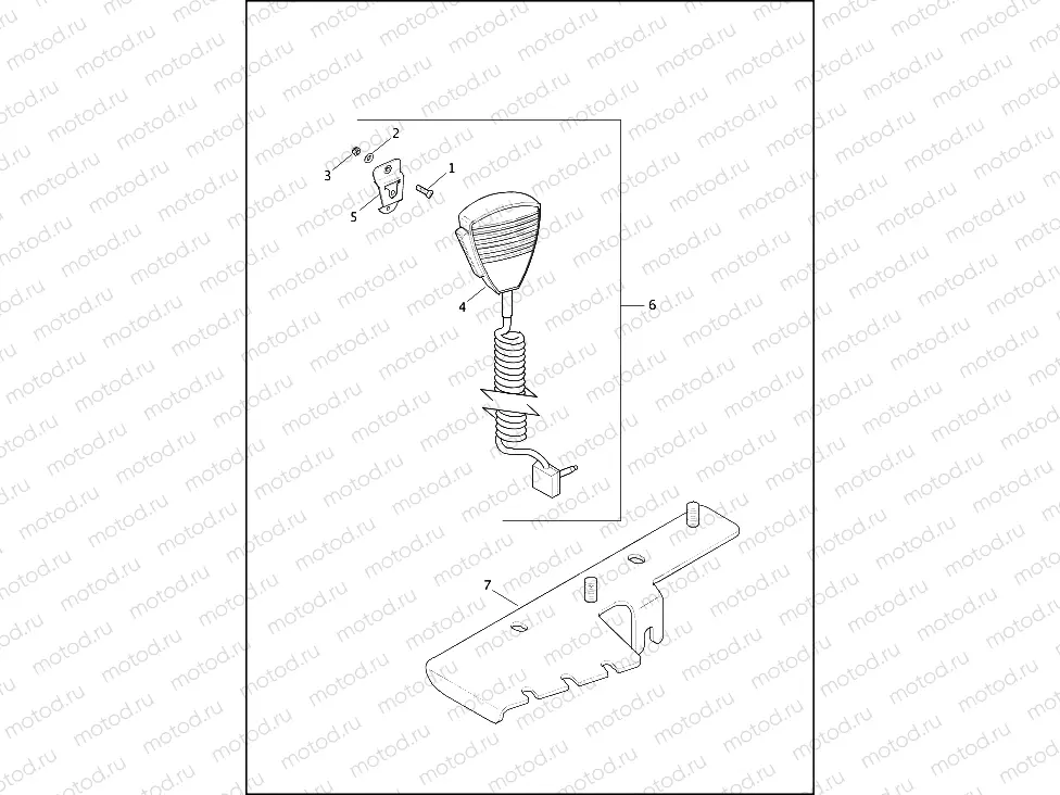 MICROPHONE AND RADIO MOUNTING BRACKETS