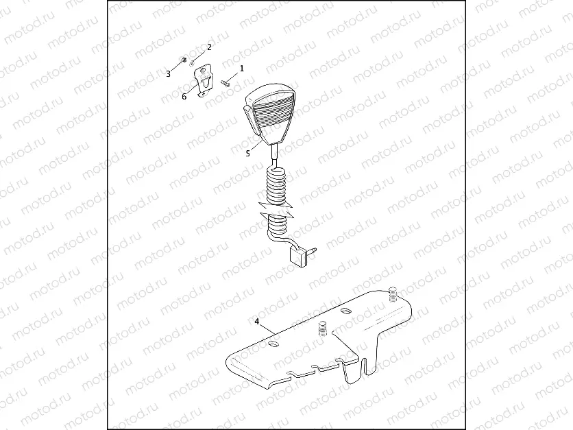 MICROPHONE & RADIO MOUNTING BRACKETS