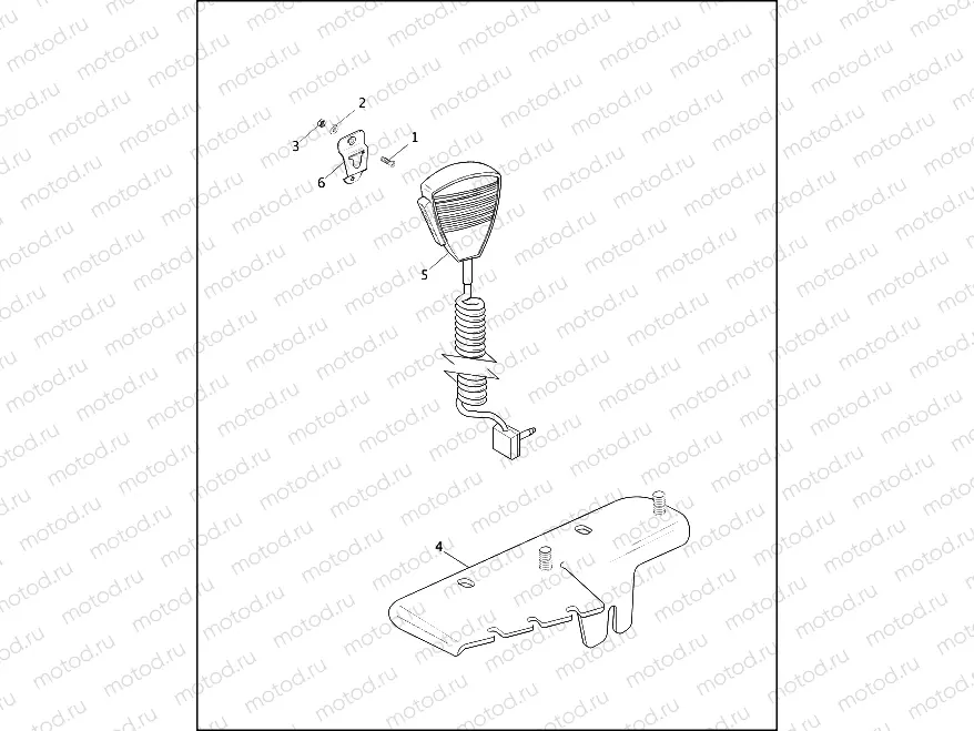 MICROPHONE & RADIO MOUNTING BRACKETS