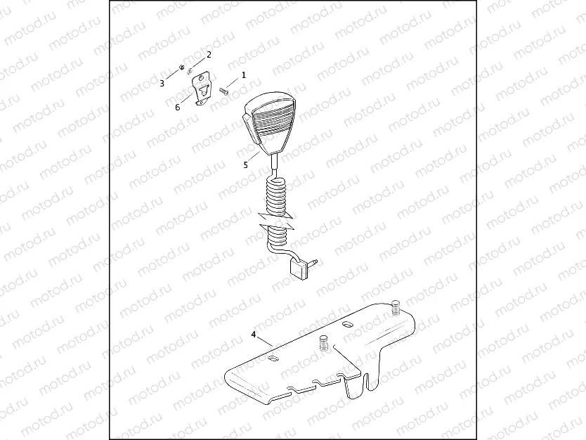 MICROPHONE & RADIO MOUNTING BRACKETS