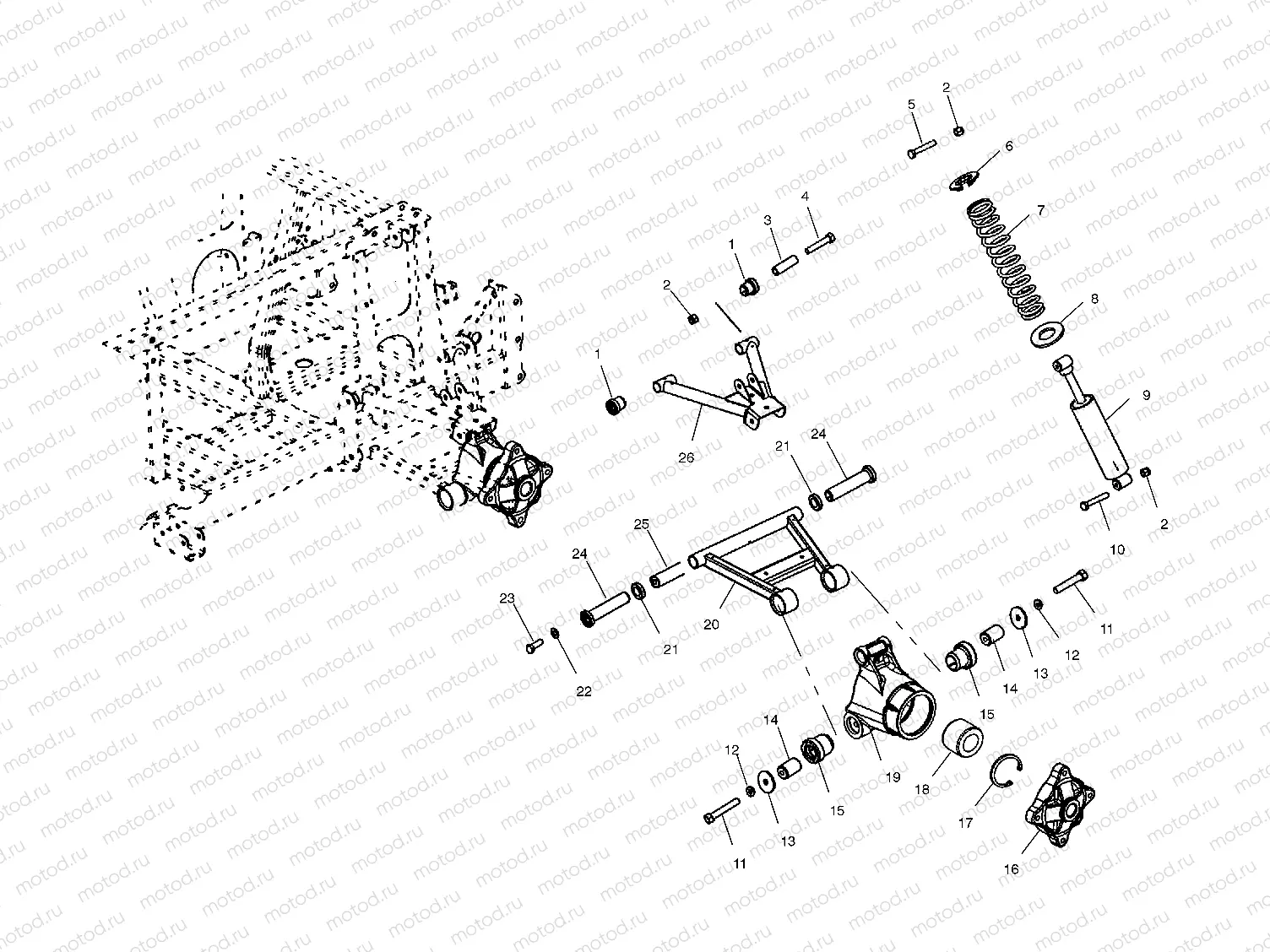 MID DRIVE A-ARMS - C11RF50AA (4981898189B12) | MID DRIVE A-ARMS - C11RF50AA (4981898189B12)