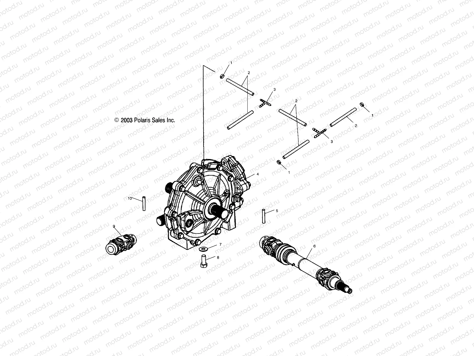 MID HOUSING (6X6) - A04RF50AA (4987918791B08) | MID HOUSING (6X6) - A04RF50AA (4987918791B08)