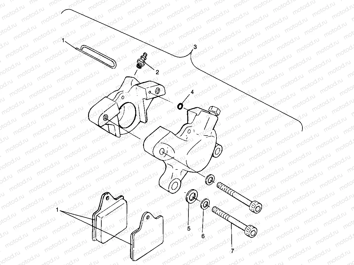 MIDDLE AXLE BRAKE 6X6 400L W968740 and 6X6 400L Norwegian N968740 (4935963596C004) | MIDDLE AXLE BRAKE 6X6 400L W968740 and 6X6 400L Norwegian N968740 (4935963596C004)