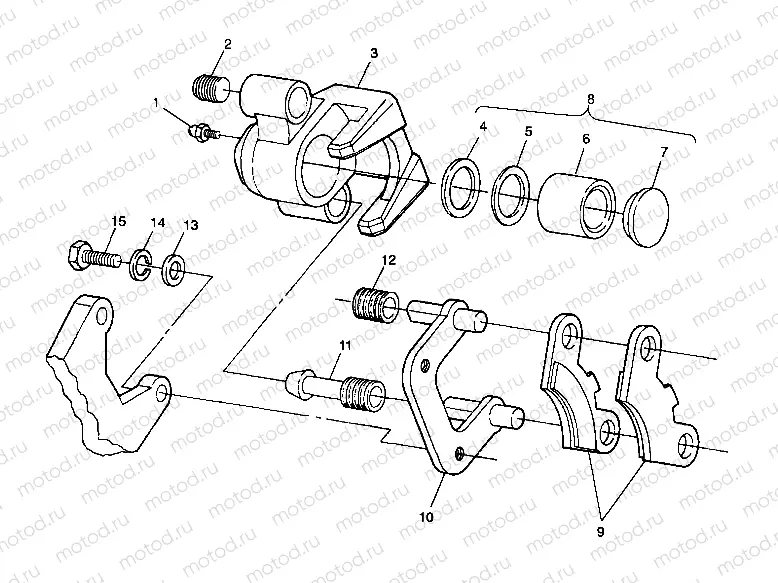 MIDDLE AXLE BRAKE - A99AE50DA (4949204920c002) | MIDDLE AXLE BRAKE - A99AE50DA (4949204920c002)