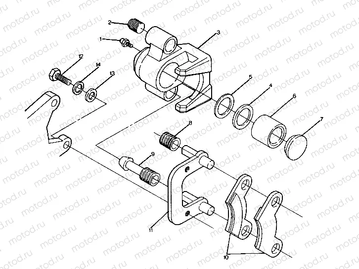 MIDDLE AXLE BRAKE ASSEMBLY 250 4x6 / W928627 (4922902290021A) | MIDDLE AXLE BRAKE ASSEMBLY 250 4x6 / W928627 (4922902290021A)