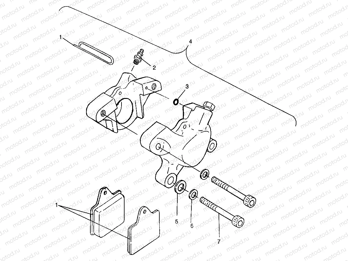 MIDDLE AXLE BRAKE Magnum 6X6 - W968744 and Magnum 6X6 Swedish - S968744 (4936073607C004) | MIDDLE AXLE BRAKE Magnum 6X6 - W968744 and Magnum 6X6 Swedish - S968744 (4936073607C004)