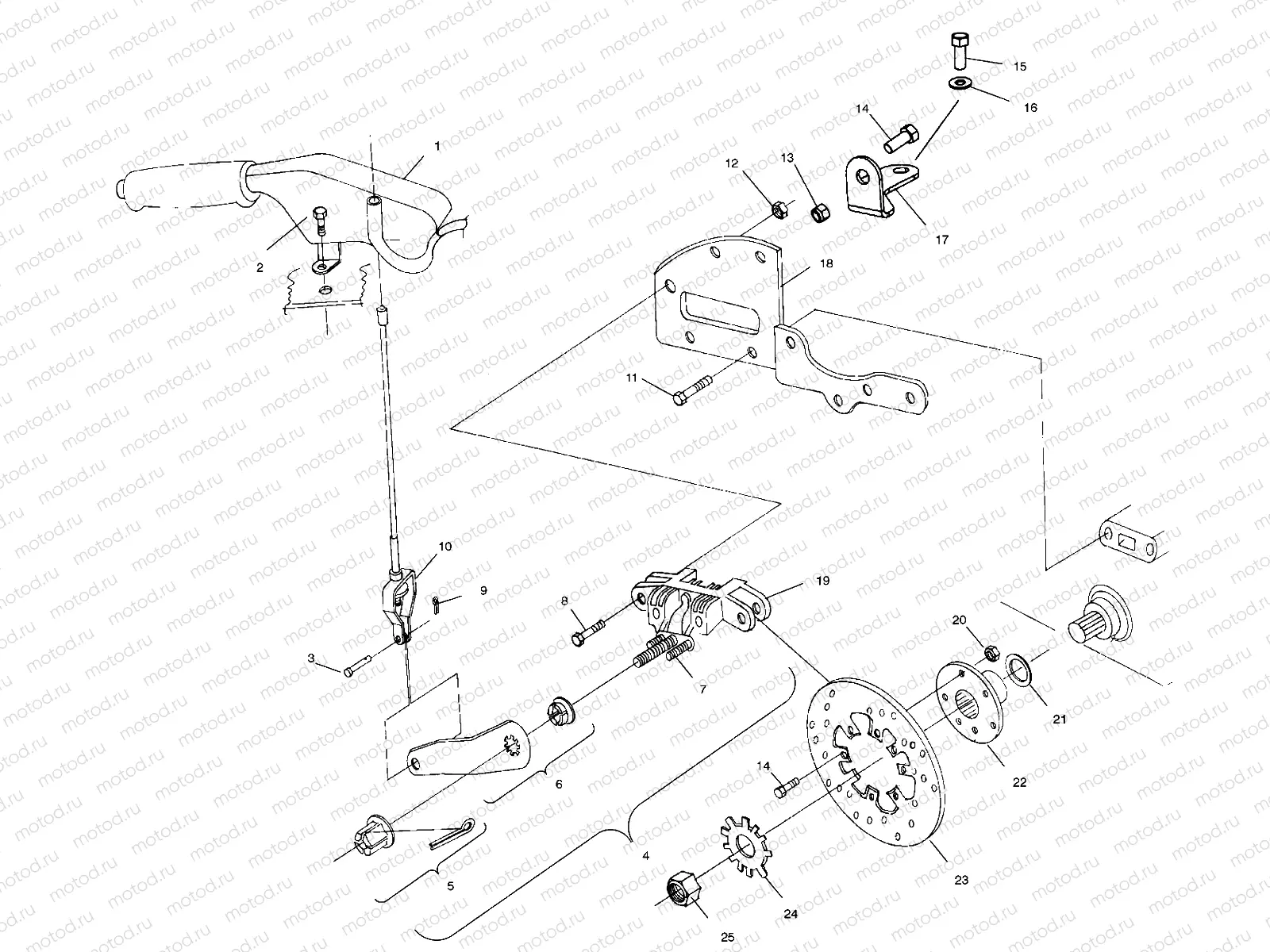 MIDDLE BRAKE / PARKING BRAKE - A99RF50AA (4946494649C005) | MIDDLE BRAKE / PARKING BRAKE - A99RF50AA (4946494649C005)