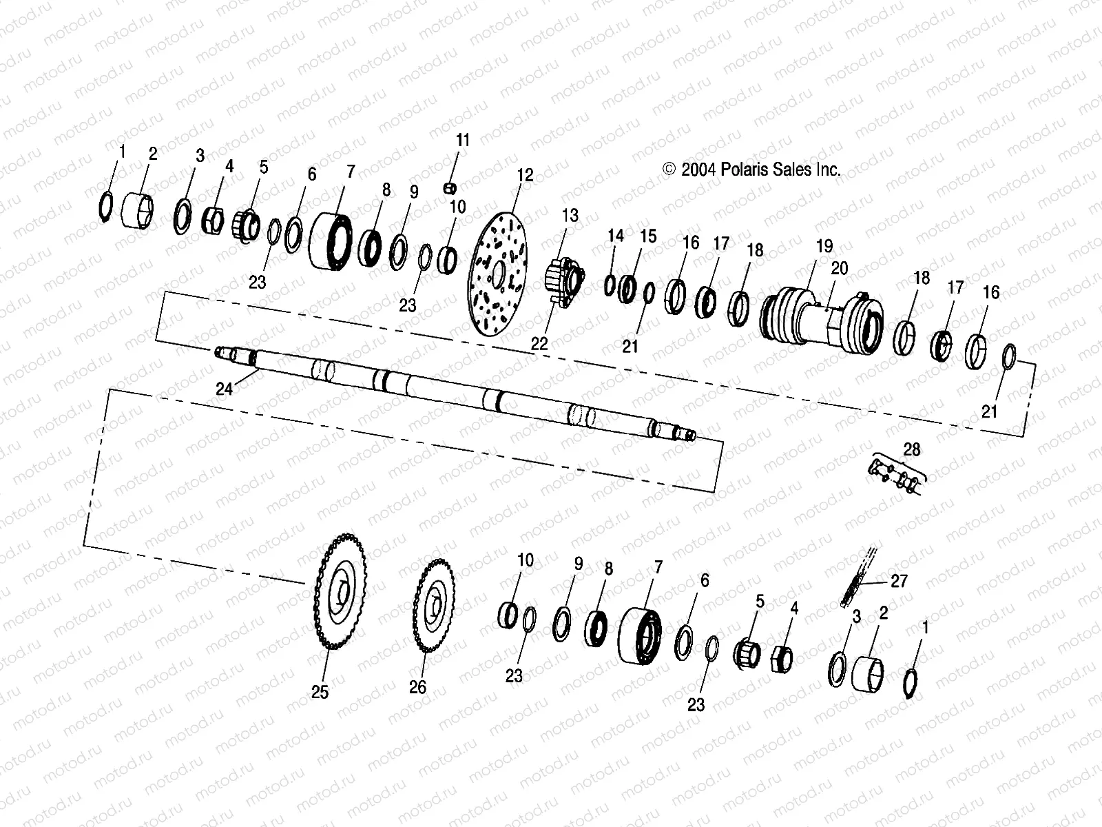 MIDDLE DRIVE - A03CL50AA (4995019501B11) | MIDDLE DRIVE - A03CL50AA (4995019501B11)