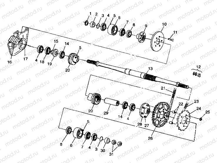 MIDDLE DRIVE - A99AE50DA (4949204920c003) | MIDDLE DRIVE - A99AE50DA (4949204920c003)