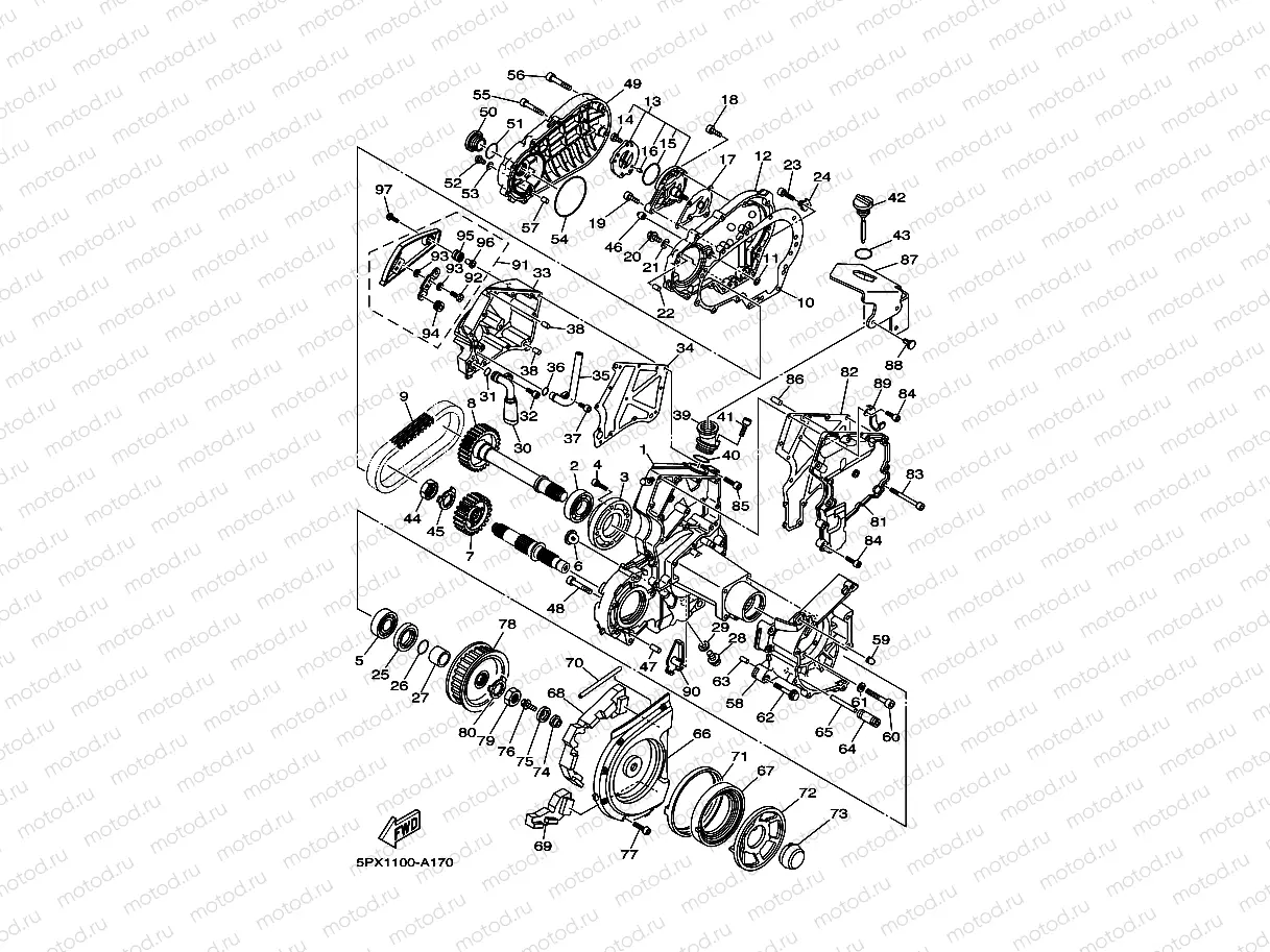 MIDDLE DRIVE GEAR