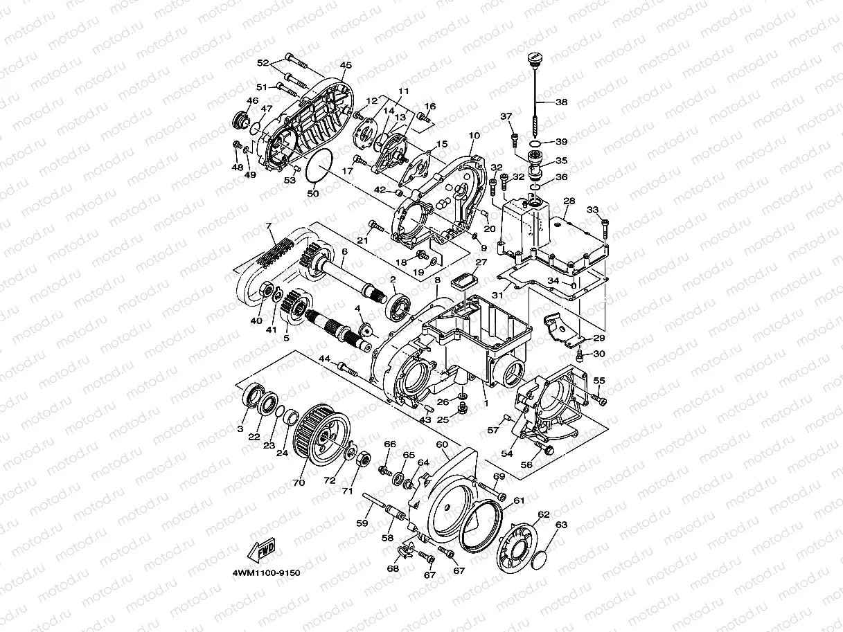 MIDDLE DRIVE GEAR