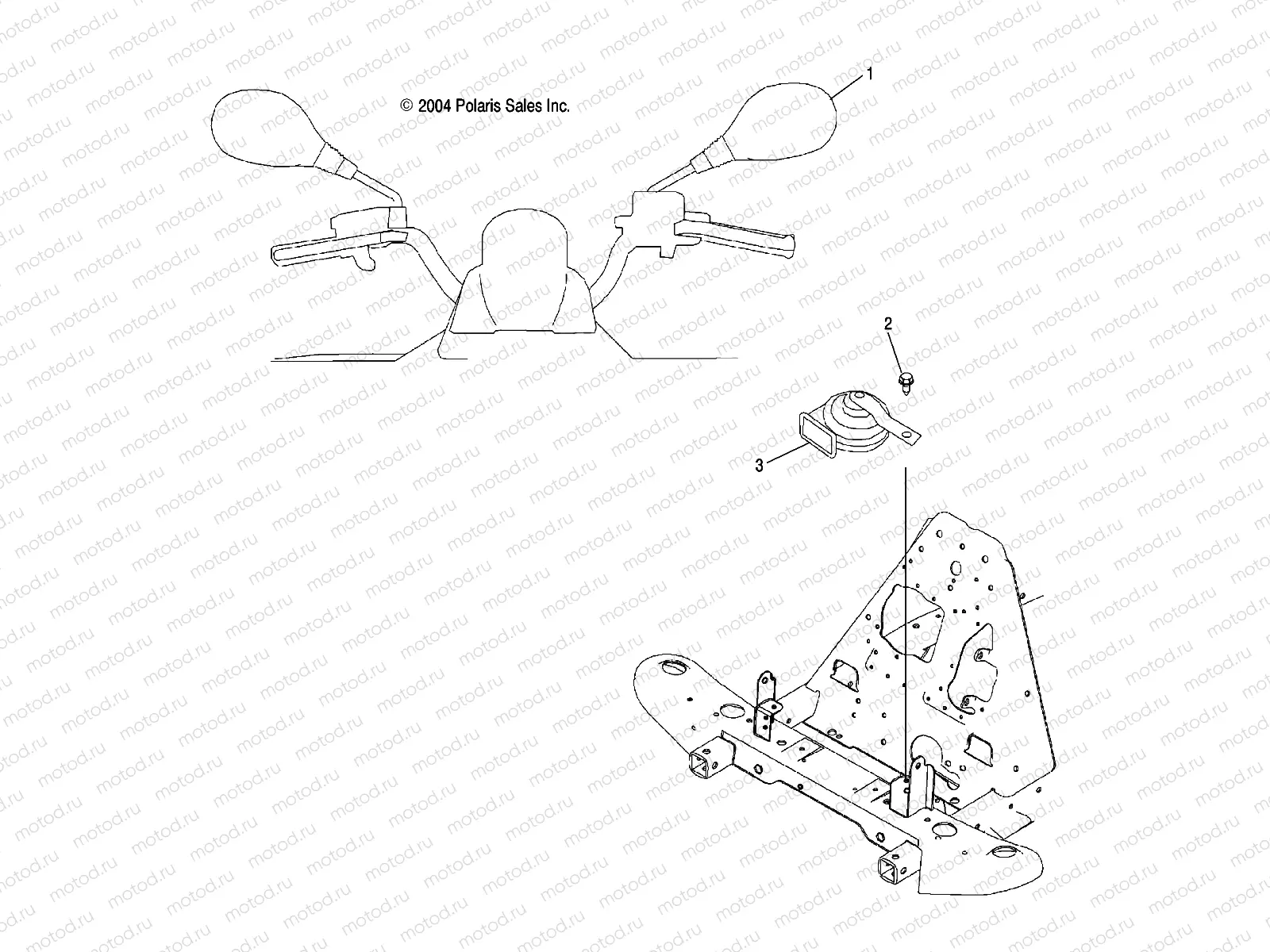 MIRROR and HORN - A05CA32EA (4999200489920048B13) | MIRROR and HORN - A05CA32EA (4999200489920048B13)