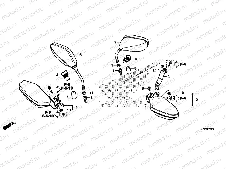 MIRROR / KNUCKLE GUARD